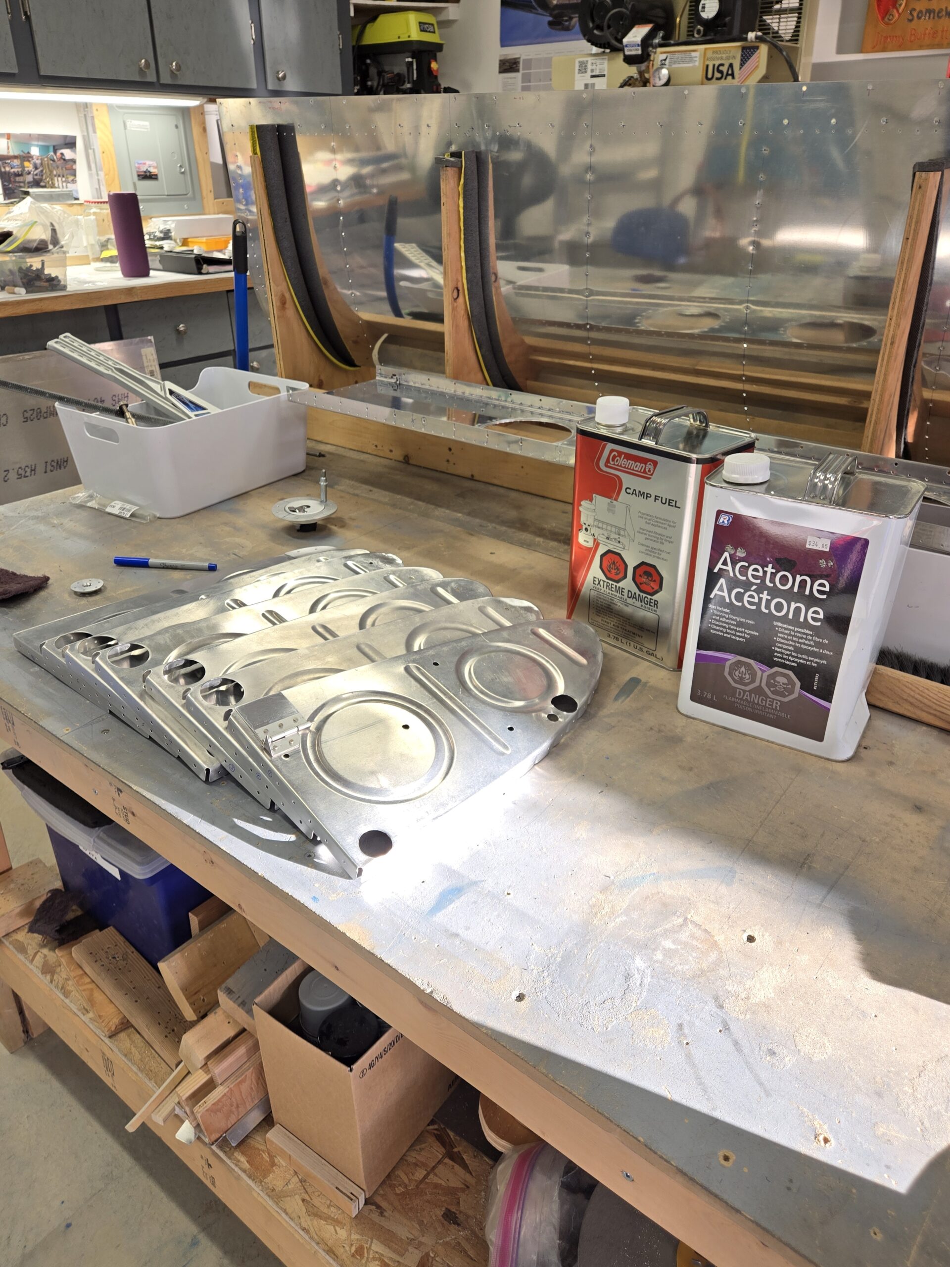 Fuel Container For Rib Right Fuel Tank Rib Prep - F1 Rocket Hangar